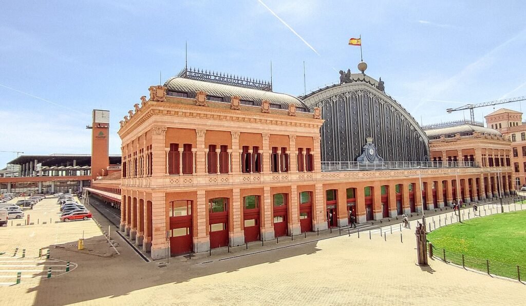 Madrid Atocha railway station, a 5-minute walk from Piti Weed Club Madrid